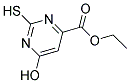 6-ETHOXYCARBONYL-4-HYDROXY-2-MERCAPTOPYRIMIDINE Struktur