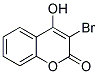 3-BROMO-4-HYDROXY-CHROMEN-2-ONE Struktur