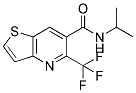 N-ISOPROPYL-5-(TRIFLUOROMETHYL)THIENO[3,2-B]PYRIDINE-6-CARBOXAMIDE Struktur