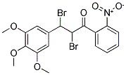 2,3-DIBROMO-1-(2-NITROPHENYL)-3-(3,4,5-TRIMETHOXYPHENYL)PROPAN-1-ONE Struktur