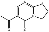 6-ACETYL-2,3-DIHYDRO-5H-[1,3]THIAZOLO[3,2-A]PYRIMIDIN-5-ONE Struktur