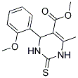 METHYL 2-(2-METHOXYPHENYL)-6-METHYL-4-THIOXO-2H,3H,5H-3,5-DIAZINECARBOXYLATE