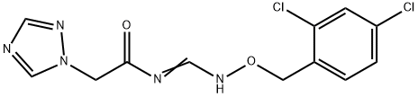 N-(([(2,4-DICHLOROBENZYL)OXY]IMINO)METHYL)-2-(1H-1,2,4-TRIAZOL-1-YL)ACETAMIDE Struktur