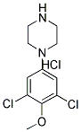 1-(3,5-DICHLORO-4-METHOXYPHENYL)PIPERAZINE HYDROCHLORIDE Struktur