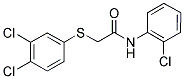 N-(2-CHLOROPHENYL)-2-[(3,4-DICHLOROPHENYL)SULFANYL]ACETAMIDE Struktur