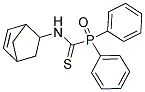 N-BICYCLO[2.2.1]HEPT-5-EN-2-YLOXO(DIPHENYL)PHOSPHORANECARBOTHIOAMIDE Struktur