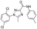 1-(2,5-DICHLOROPHENYL)-5-METHYL-N-(4-METHYLPHENYL)-1H-1,2,4-TRIAZOLE-3-CARBOXAMIDE Struktur