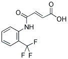 3-(2-TRIFLUOROMETHYL-PHENYLCARBAMOYL)-ACRYLIC ACID Struktur