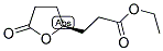 (R)-(+)-GAMMA-BUTYROLACTONE-GAMMA-3-PROPIONIC ACID ETHYL ESTER Struktur