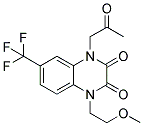 1-(2-METHOXYETHYL)-4-(2-OXOPROPYL)-6-(TRIFLUOROMETHYL)-2,3(1H,4H)-QUINOXALINEDIONE Struktur