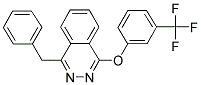 1-BENZYL-4-[3-(TRIFLUOROMETHYL)PHENOXY]PHTHALAZINE Struktur