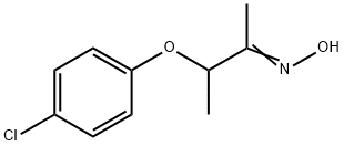 3-(4-CHLOROPHENOXY)-2-BUTANONE OXIME Struktur