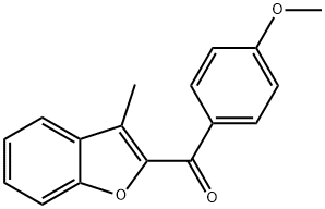 (4-METHOXYPHENYL)(3-METHYL-1-BENZOFURAN-2-YL)METHANONE Struktur