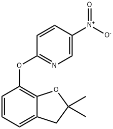 2-(2,2-DIMETHYL(3-OXAINDAN-4-YLOXY))-5-NITROPYRIDINE Struktur