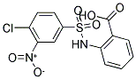 2-(4-CHLORO-3-NITRO-BENZENESULFONYLAMINO)-BENZOIC ACID Struktur