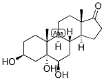 ANDROSTAN-3-BETA, 5-ALPHA, 6-BETA-TRIOL-17-ONE Struktur