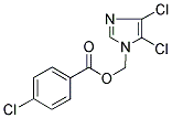 (4,5-DICHLORO-1H-IMIDAZOL-1-YL)METHYL 4-CHLOROBENZOATE Struktur