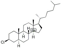 3-BETA-CHLORO-5-ALPHA-CHOLESTANE Struktur