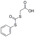 ([(PHENYLSULFANYL)CARBONYL]SULFANYL)ACETIC ACID Struktur