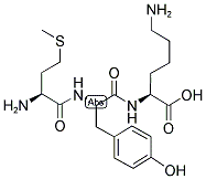 H-MET-TYR-LYS-OH Struktur