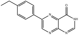 6-(4-ETHYLPHENYL)PTERIDIN-4(3H)-ONE Struktur