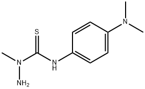 4-(4-(DIMETHYLAMINO)PHENYL)-2-METHYLTHIOSEMICARBAZIDE Struktur