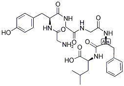 (GLY0)-LEU-ENKEPHALIN Struktur