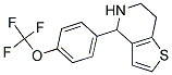 4-[4-(TRIFLUOROMETHOXY)PHENYL]-4,5,6,7-TETRAHYDROTHIENO[3,2-C]PYRIDINE Struktur