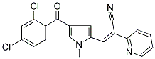 3-[4-(2,4-DICHLOROBENZOYL)-1-METHYL-1H-PYRROL-2-YL]-2-(2-PYRIDINYL)ACRYLONITRILE Struktur