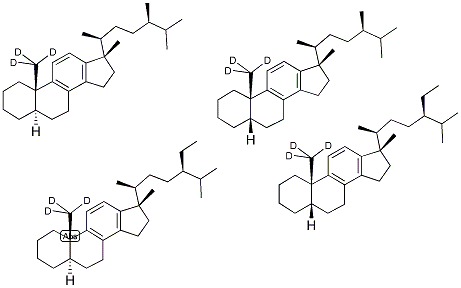 D3 C28/C29 MONOAROMATIC STERANE (5ALPHA(H)/5BETA(H)) Struktur