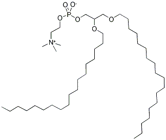 1,2-O-DIOCTADECYL-RAC-GLYCERO-3-PHOSPHOCHOLINE Structure