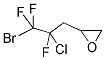 (3-BROMO-2-CHLORO-2,3,3-TRIFLUOROPROPYL)EPOXIDE Struktur