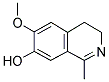 1-METHYL-7-HYDROXY-6-METHOXY-3,4-DIHYDROISOQUINOLINE Struktur