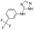 N-(1H-1,2,4-TRIAZOL-5-YL)-N-[3-(TRIFLUOROMETHYL)PHENYL]AMINE Struktur