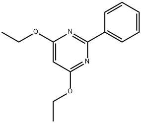 4,6-DIETHOXY-2-PHENYLPYRIMIDINE Struktur