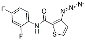 N2-(2,4-DIFLUOROPHENYL)-3-AZIDOTHIOPHENE-2-CARBOXAMIDE Struktur