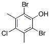 2,6-DIBROMO-4-CHLORO-3,5-DIMETHYLPHENOL Struktur