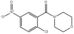 (2-CHLORO-5-NITROPHENYL)(MORPHOLINO)METHANONE Struktur