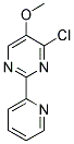 4-CHLORO-5-METHOXY-2-(2-PYRIDINYL)PYRIMIDINE Struktur