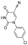 1-(4-CHLOROPHENYL)-2,4-DIOXO-1,2,3,4-TETRAHYDRO-5-PYRIMIDINECARBONITRILE Struktur