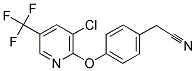 2-(4-[[3-CHLORO-5-(TRIFLUOROMETHYL)-2-PYRIDINYL]OXY]PHENYL)ACETONITRILE Struktur