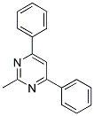 2-METHYL-4,6-DIPHENYLPYRIMIDINE Struktur