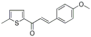 3-(4-METHOXYPHENYL)-1-(5-METHYL-2-THIENYL)PROP-2-EN-1-ONE Struktur