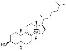 8(9), (5-ALPHA)-CHOLESTEN-3-BETA-OL Struktur