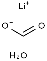 LITHIUM FORMATE MONOHYDRATE Struktur