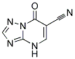 7-OXO-4,7-DIHYDRO[1,2,4]TRIAZOLO[1,5-A]PYRIMIDINE-6-CARBONITRILE Struktur