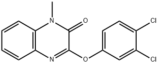 3-(3,4-DICHLOROPHENOXY)-1-METHYL-2(1H)-QUINOXALINONE Struktur