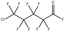 5-CHLOROOCTAFLUOROPENTANOYL FLUORIDE Struktur