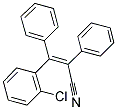 3-(2-CHLOROPHENYL)-2,3-DIPHENYLACRYLONITRILE Struktur