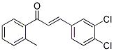 3-(3,4-DICHLOROPHENYL)-1-(2-METHYLPHENYL)PROP-2-EN-1-ONE Struktur